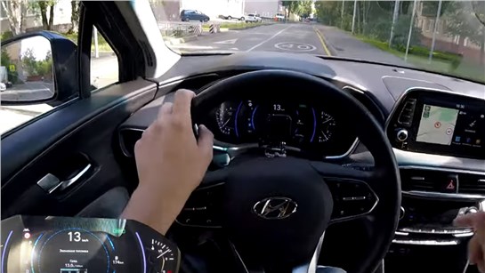 Анонс видео-теста Как едет бензиновый Hyundai Santa Fe от 0 до 100