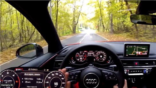 Анонс видео-теста Audi A4 - разгон скарба от 0 до 100
