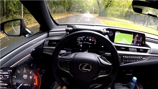Анонс видео-теста Lexus ES 350 F Sport - дефорсаж! Разгон 0 -100