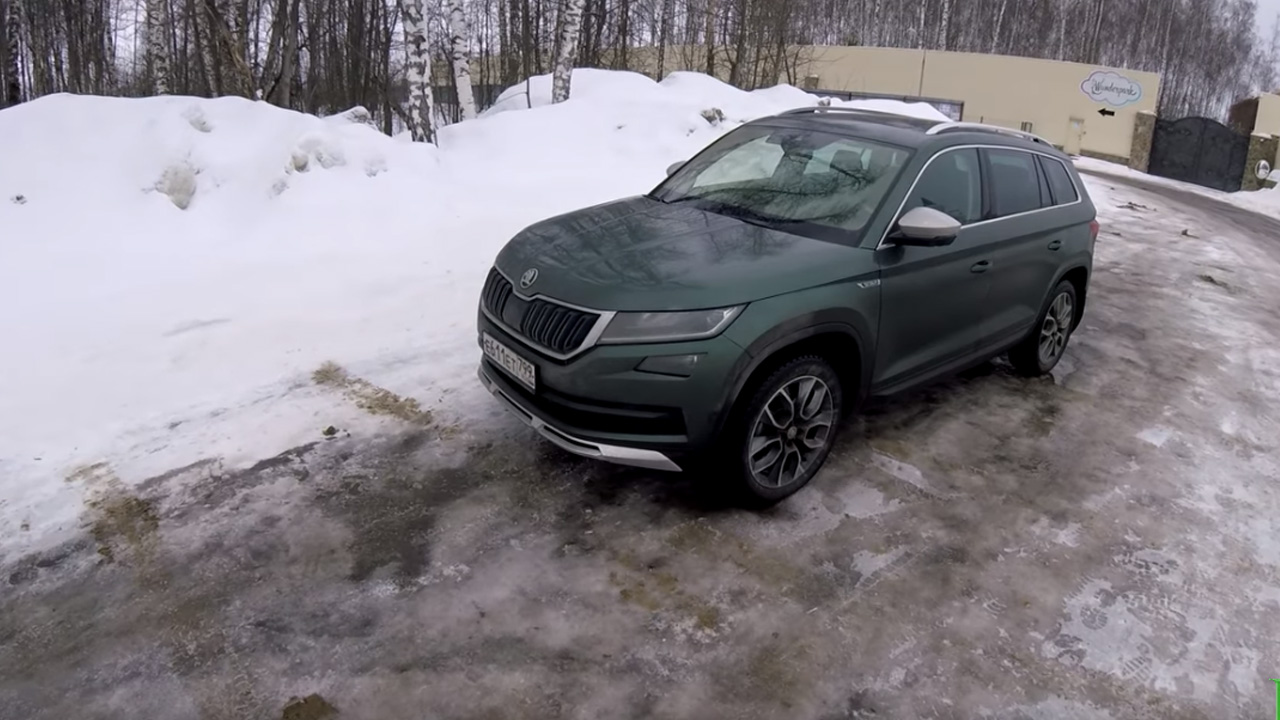 Анонс видео-теста Взял Skoda Kodiaq Scout по запросам зрителей - проверяем дизель