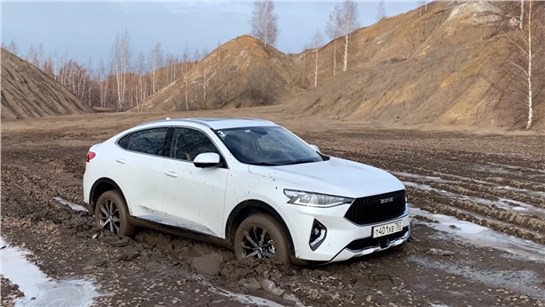 Анонс видео-теста HAVAL F7x - Робот утоп на бездорожье. Дубасим!