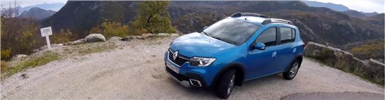 Анонс видео-теста Дубасим по горам на Renault Stepway - ралли style!