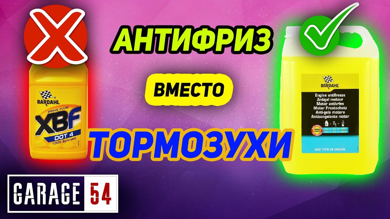 Анонс видео-теста Антифриз вместо тормозухи в -30?