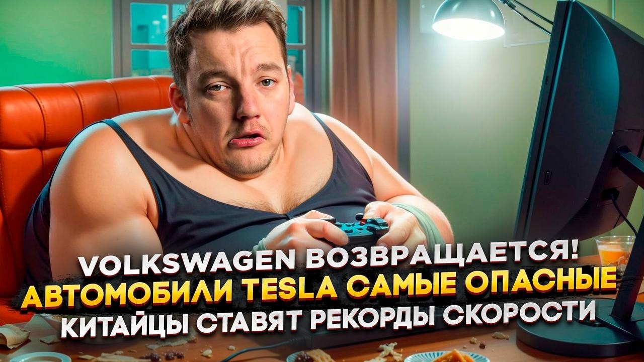 Анонс видео-теста Volkswagen возвращается! | Автомобили Tesla самые опасные | Китайцы ставят рекорды скорости