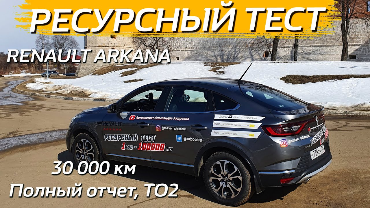 Анонс видео-теста Ресурсный тест Renault Arkana. Двигатель 1.3 TCe, вариатор CVT