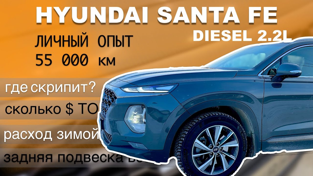 Анонс видео-теста Хендай Санта Фе / Hyundai Santa Fe 2020 год Дизель - 55 000 км - обзор Александра Михельсона