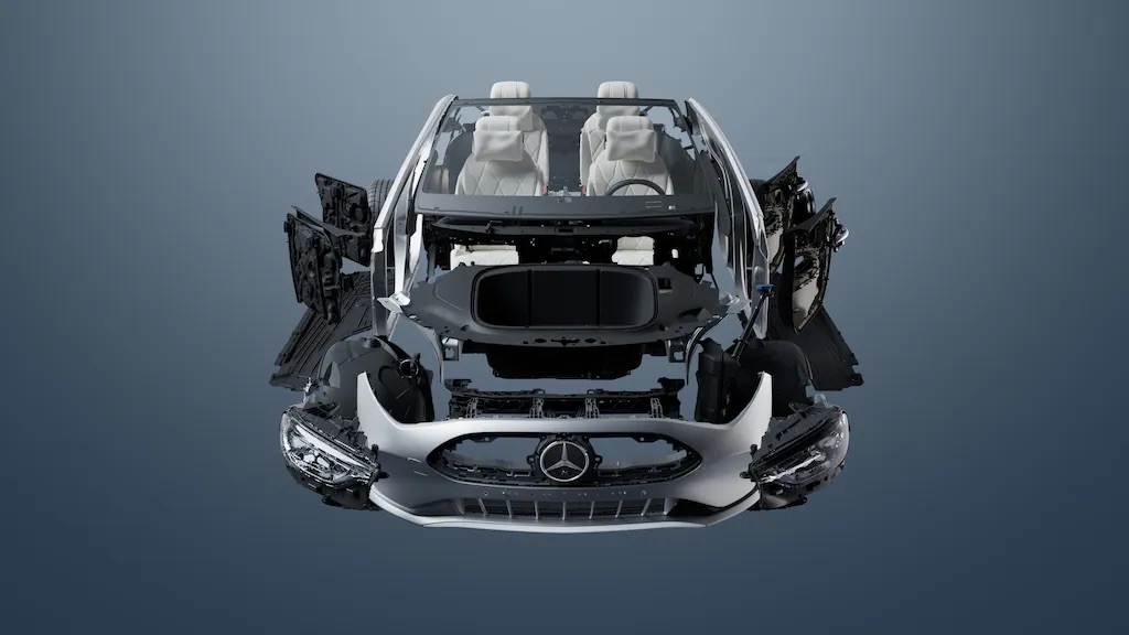 Анонс тест-драйва Mercedes-Benz больше не будет использовать клей при производстве фар.