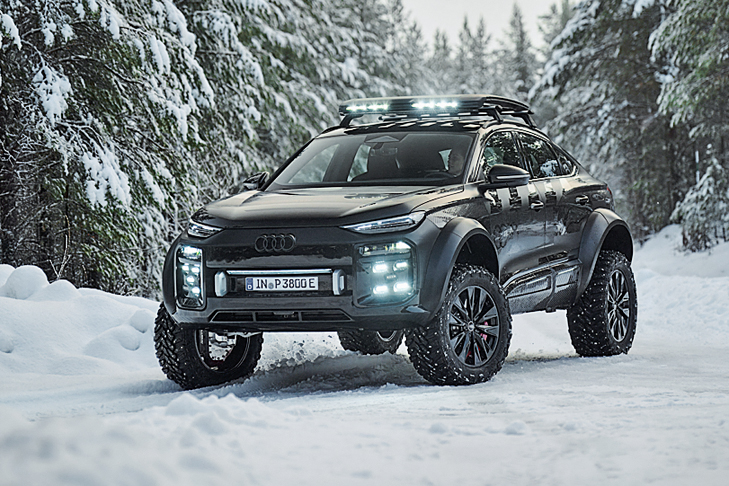 Анонс тест-драйва Audi Q6 e-tron offroad concept
