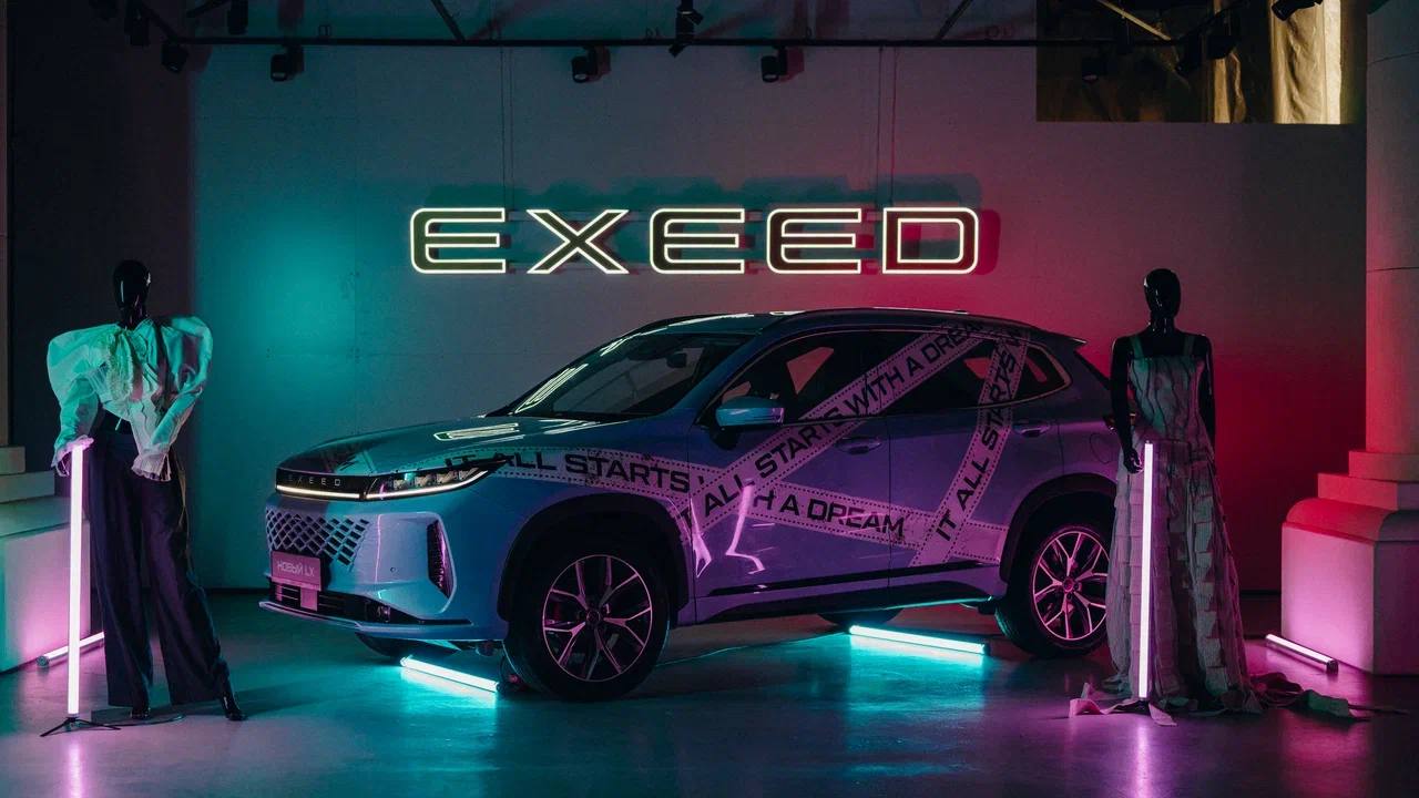 Анонс тест-драйва EXEED LX сыграл главную роль в уникальном перформансе на фестивале Sound Up 