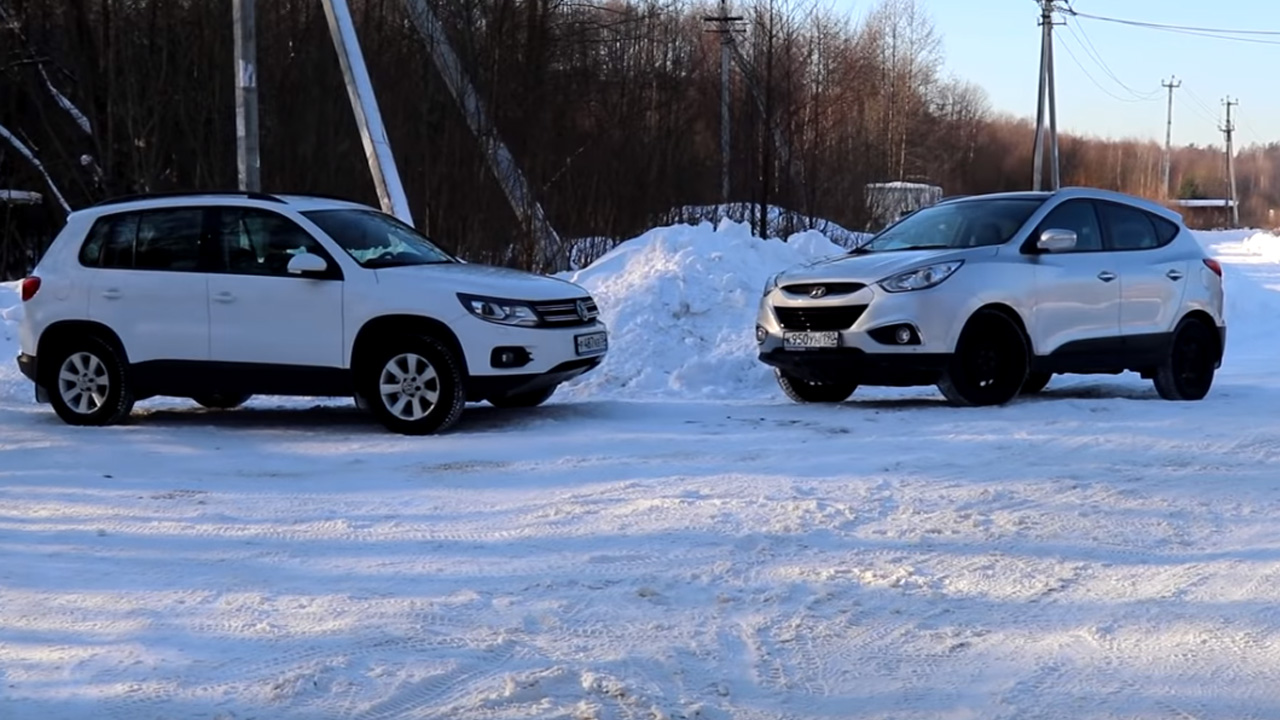 Анонс видео-теста Cравнение Hyundai ix35 и Volkswagen Tiguan