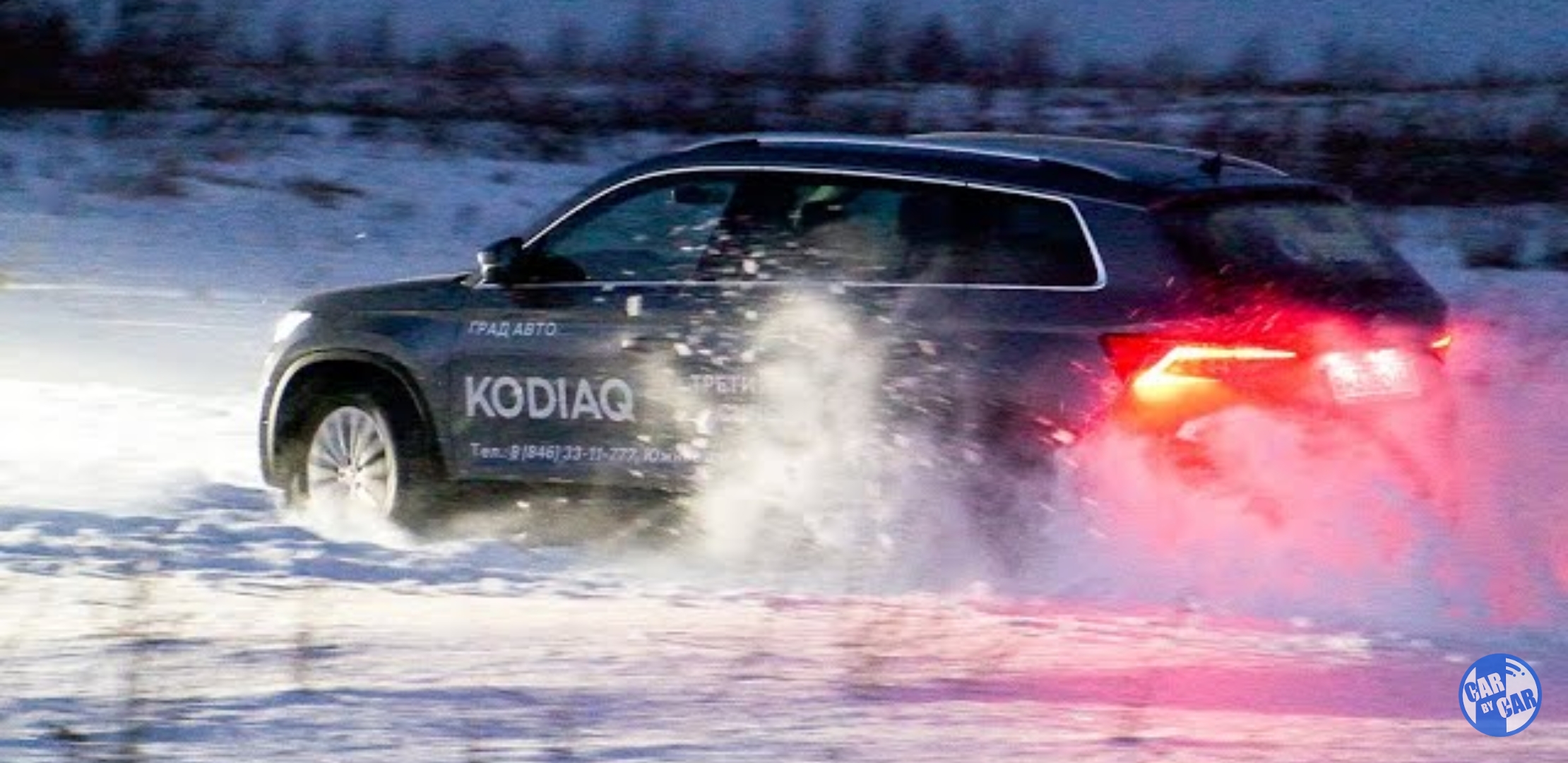 Анонс видео-теста Заруба в Снегу: KODIAQ против Peugeot 5008. Буксуем без комментариев))