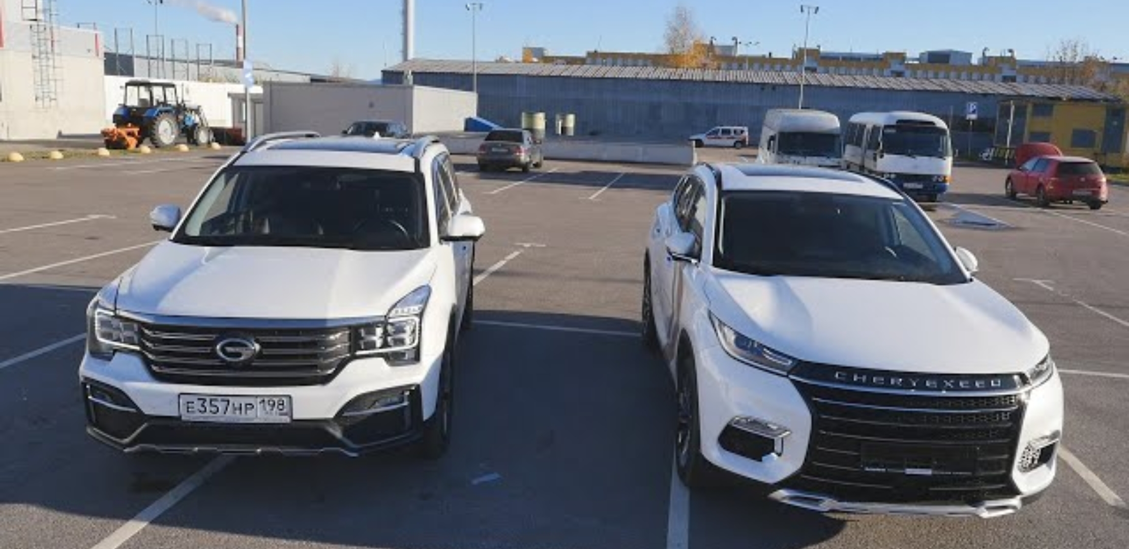 Анонс видео-теста Chery Exeed против GAC GS 8 ( Чери Эксид против ГАК ГС 8 )
