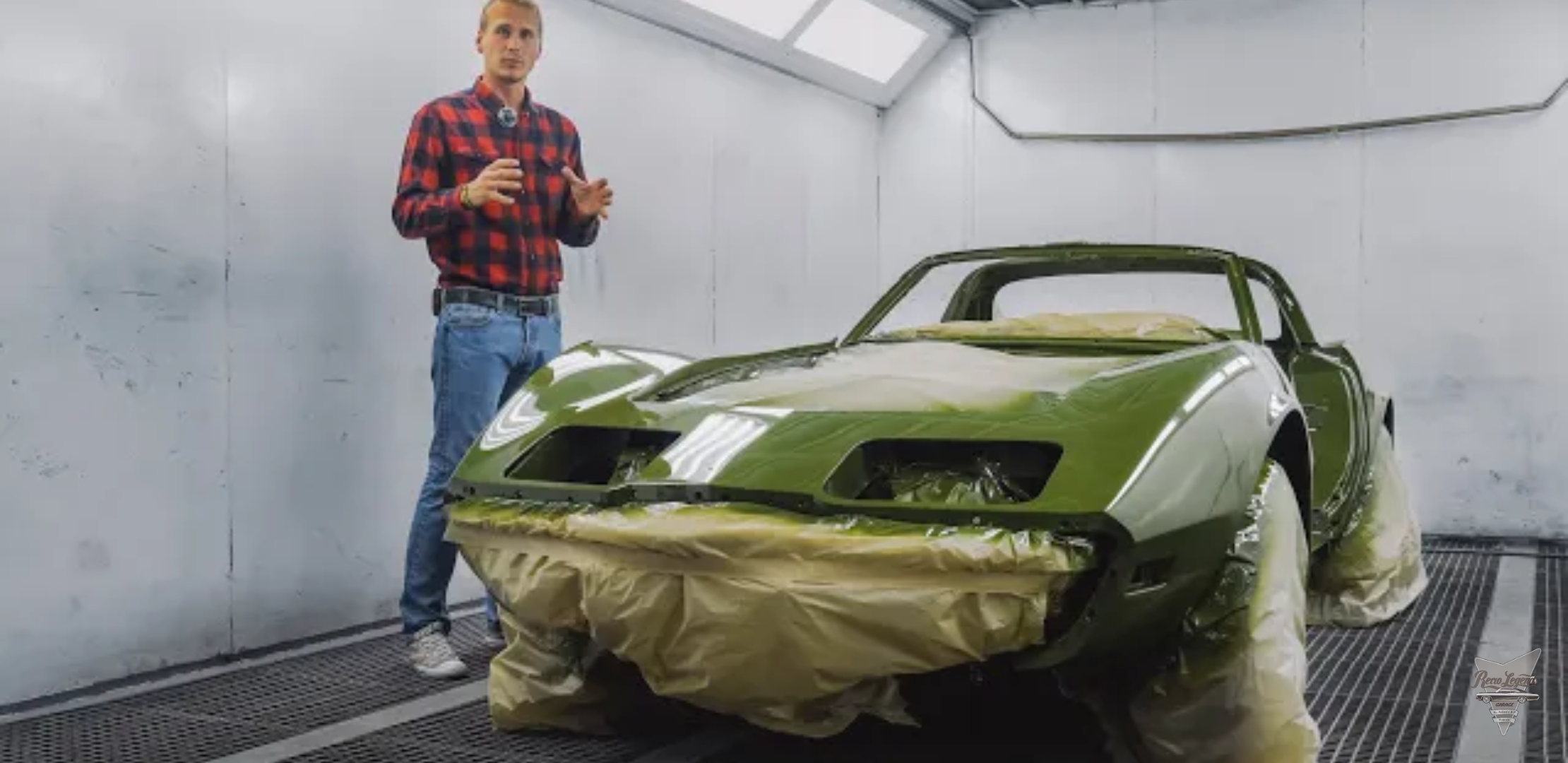 Анонс видео-теста Особенности окраса классического американского автомобиля. Сложности выбора цвета Корвета С3