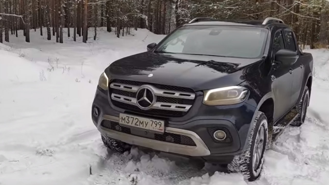 Анонс видео-теста Грузовик класса ЛЮКС. Дубасим на первом пикапе от Mercedes-Benz - X350d