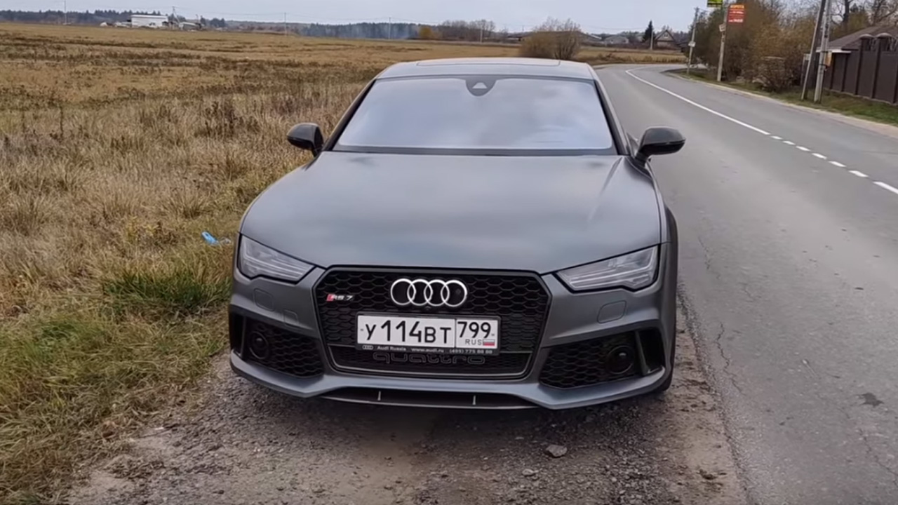 Анонс видео-теста ЦАРЬ VAG. Первое знакомство с Audi RS7