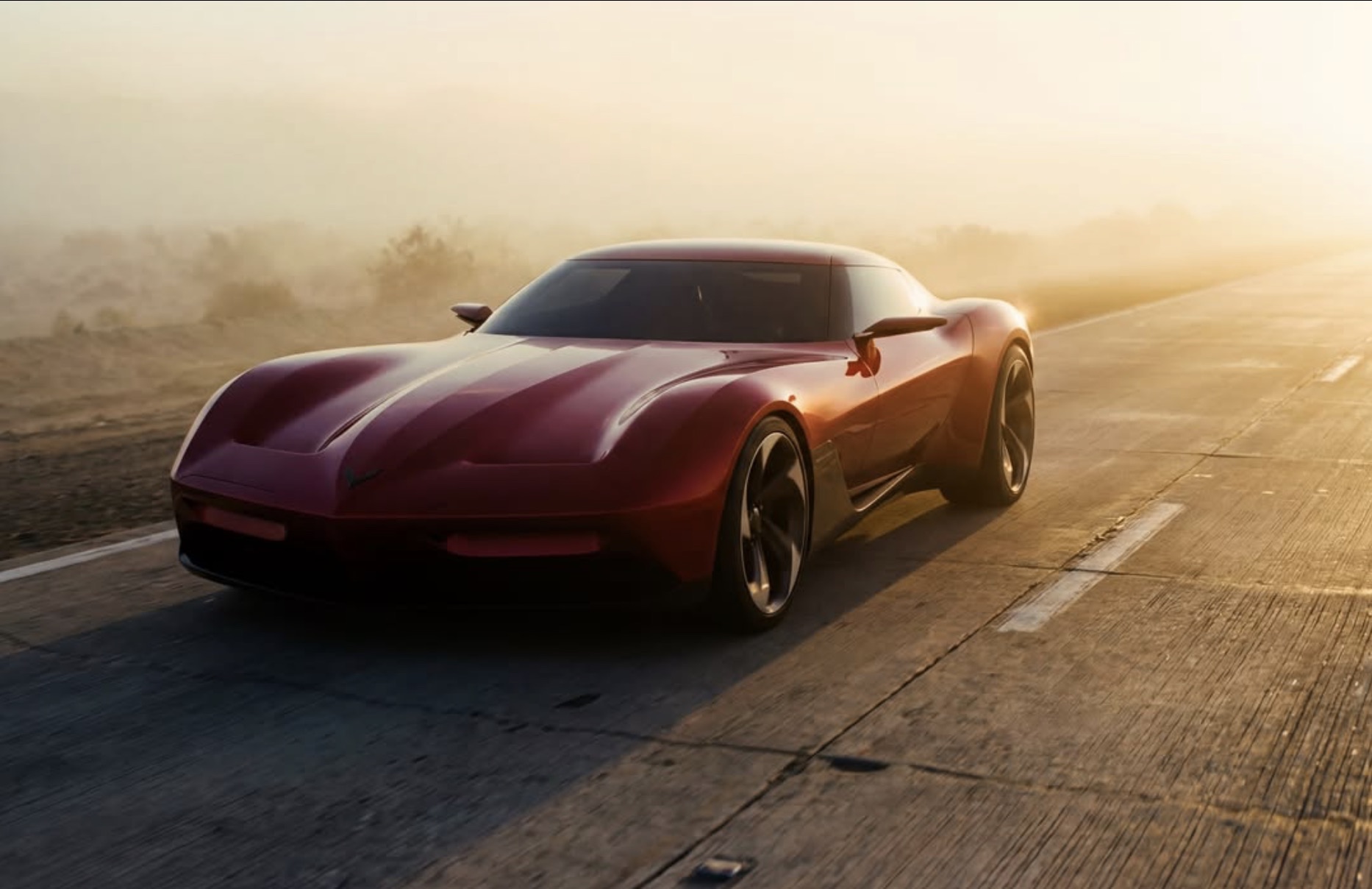 Анонс тест-драйва Дизайнер Jaguar показал свое виденье Chevrolet Corvette