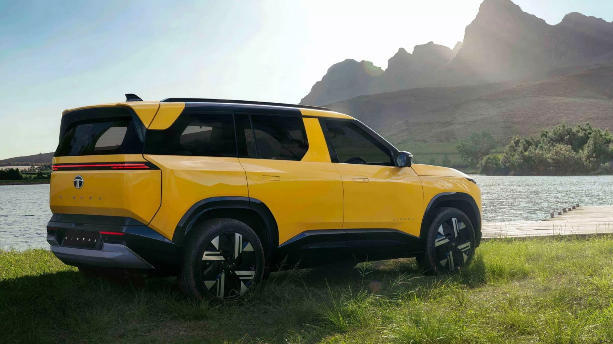 Анонс тест-драйва Tata показала кроссовер Sierra с дизайном в стиле Land Rover