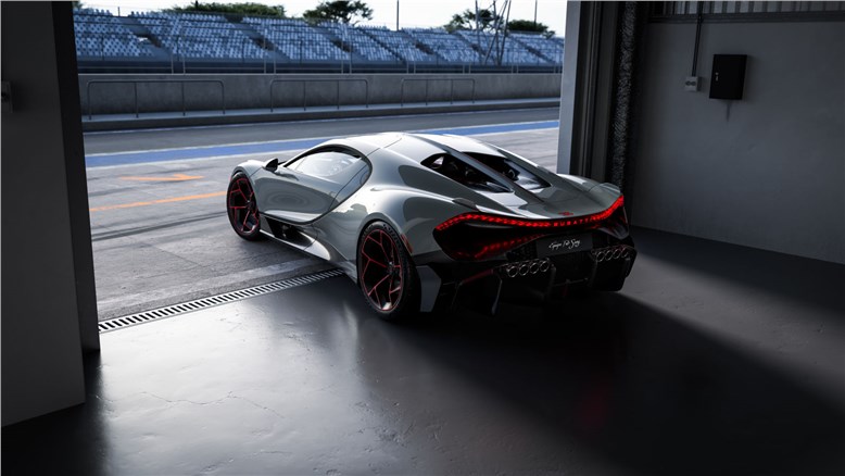 Bugatti представила эксклюзивный пакет с 8 патрубками выхлопной системы для Tourbillon