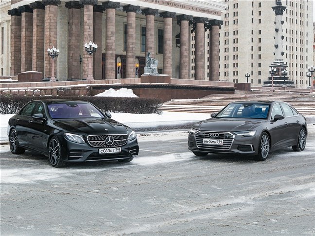 СРАВНИТЕЛЬНЫЙ ТЕСТ – AUDI A6 ПРОТИВ MERCEDES-BENZ E-CLASS