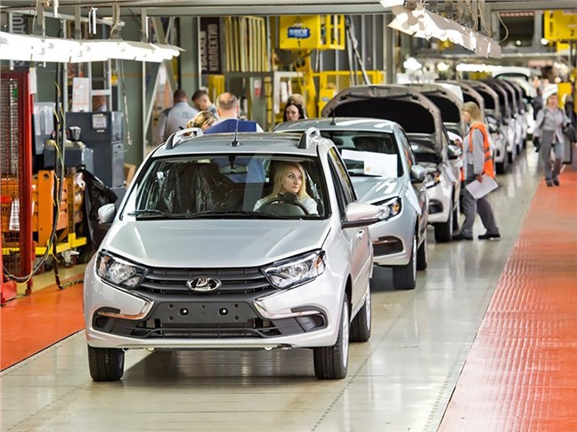 В России зафиксировали рост автомобильного производства