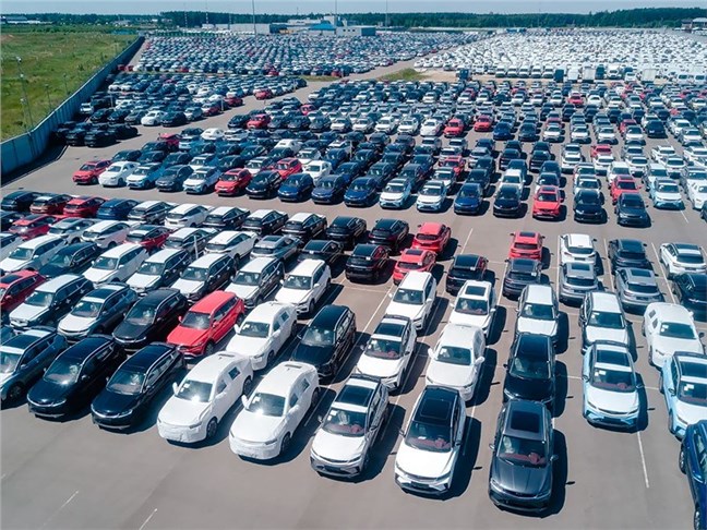 Российский авторынок преодолел рубеж в полмиллиона проданных автомобилей