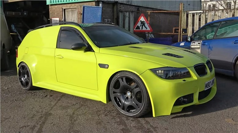 Британец переделал BMW 320d в фургон, стилизованный под M3