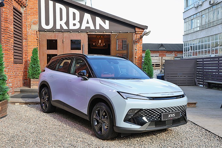 Динамичный кроссовер BAIC X55 дебютировал в России