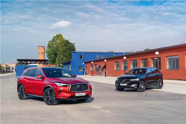 Стычка философий: инновационный Infiniti QX50 против «традиционалиста» Volvo XC60