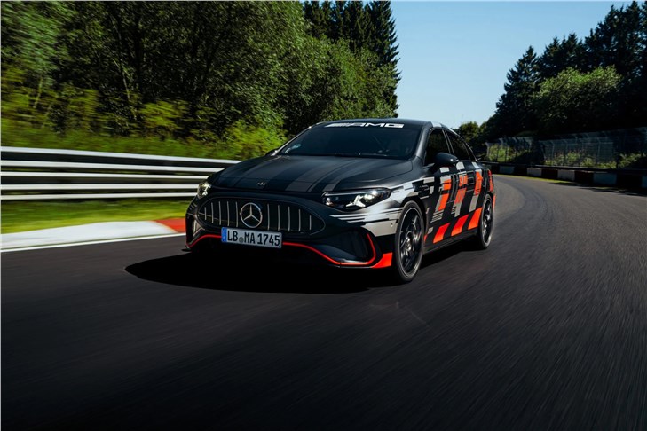 Электрический Mercedes AMG CLA 45 установил рекорд Нюрбургринга