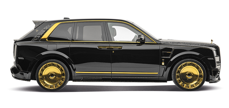 Анонс тест-драйва MANSORY Rolls-Royce Cullinan Linea d’Oro