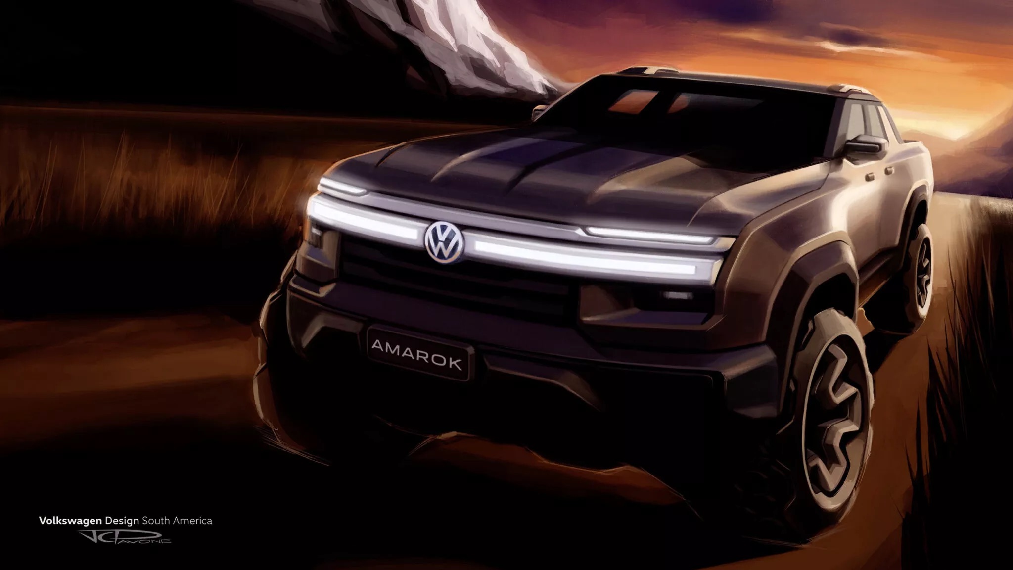 Анонс тест-драйва Volkswagen готовит новое поколение Amarok для Южной Америки