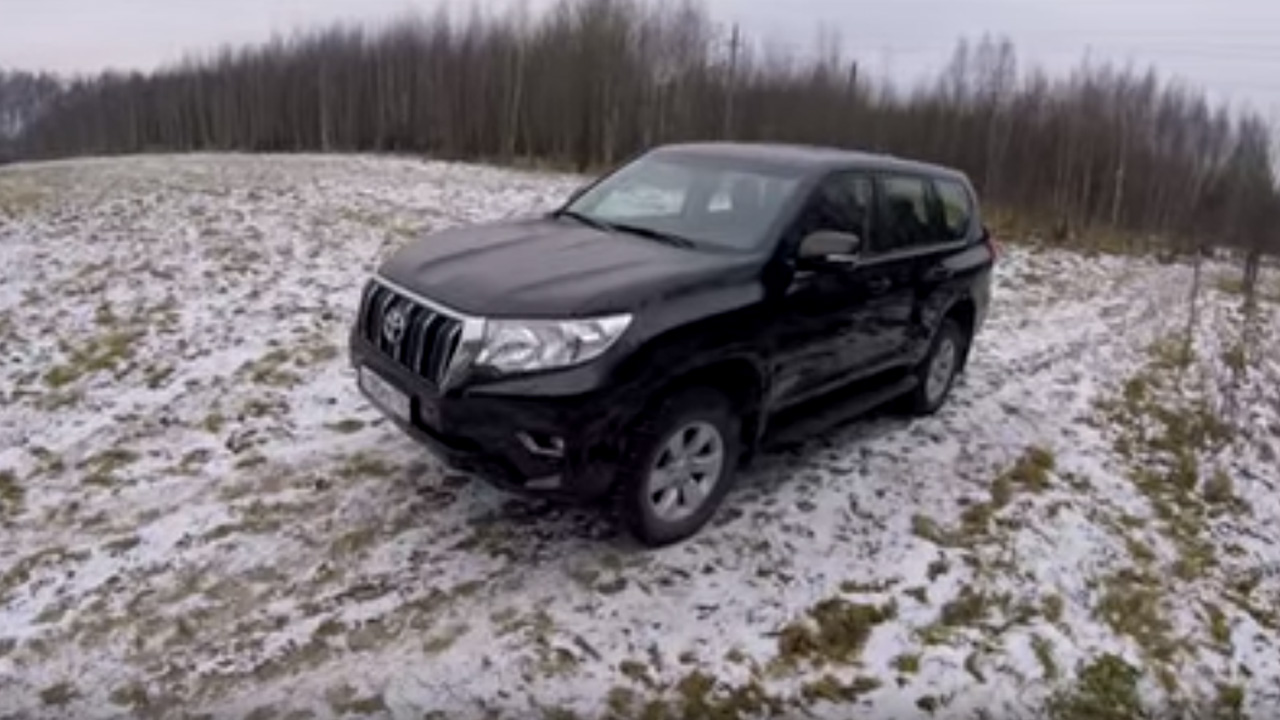 Анонс видео-теста Засаживаем Toyota Land Cruiser Prado 2.7 AT на бездорожье (4k)
