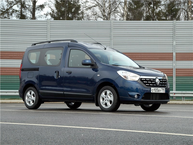 Renault Dokker 2018 вид спереди сбоку