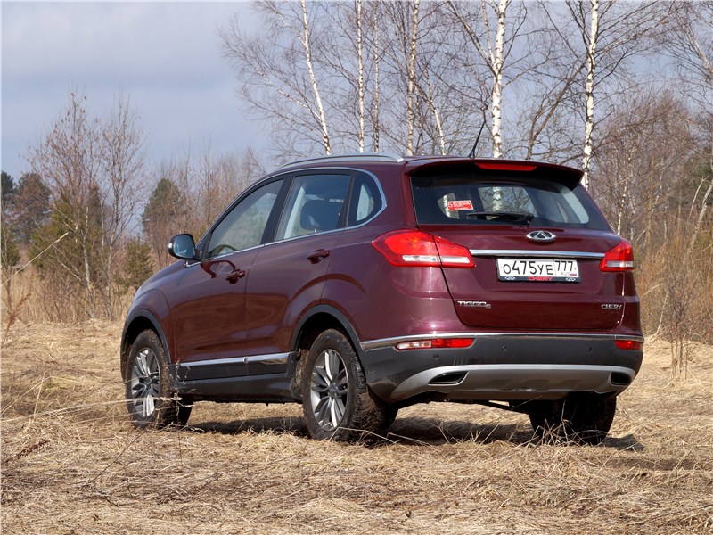 Chery Tiggo 5 2016 вид сзади