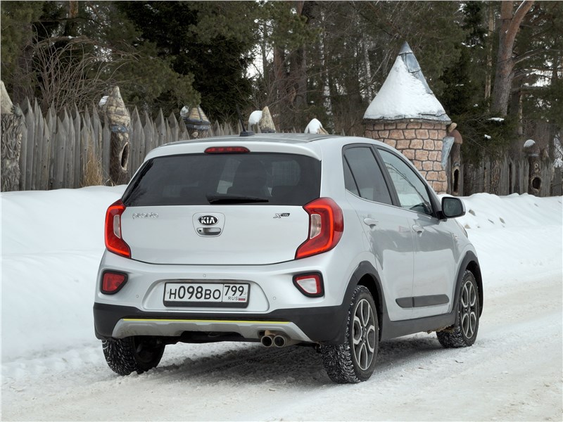 Kia Picanto X-Line 2017 вид сзади