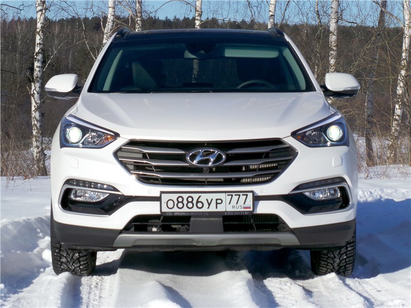 Hyundai Santa Fe 2015 вид спереди