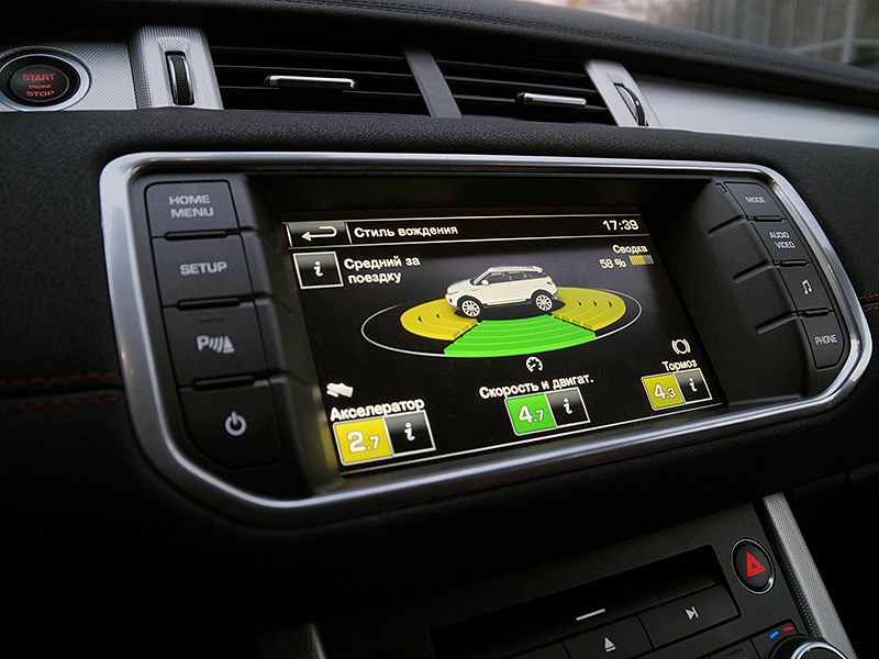 Range Rover Evoque 2012 монитор