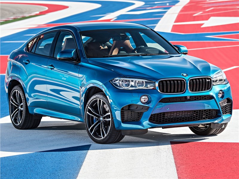 BMW X6 M 2016 вид спереди