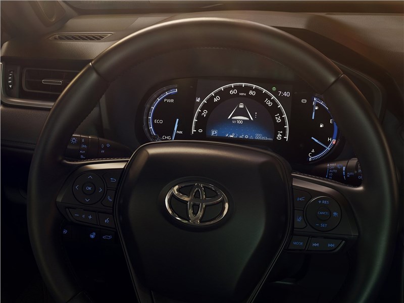 Toyota RAV4 2019 приборная панель