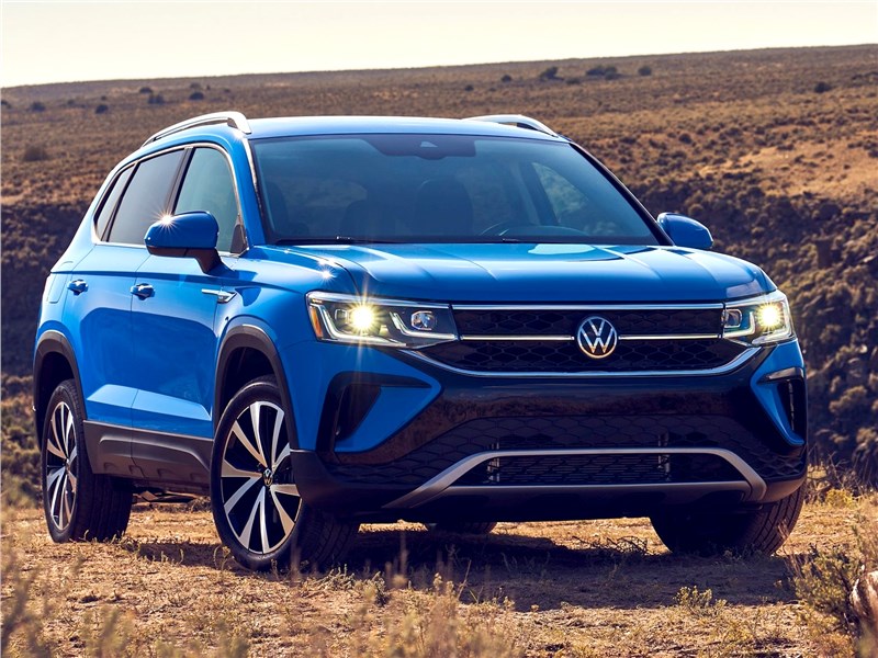 Volkswagen Taos (2022) вид спереди