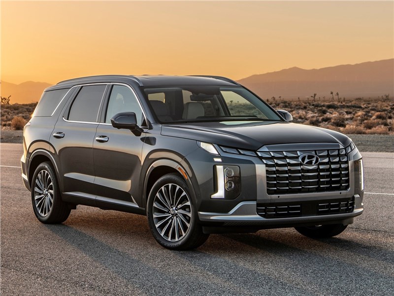 Hyundai Palisade (2023) вид спереди