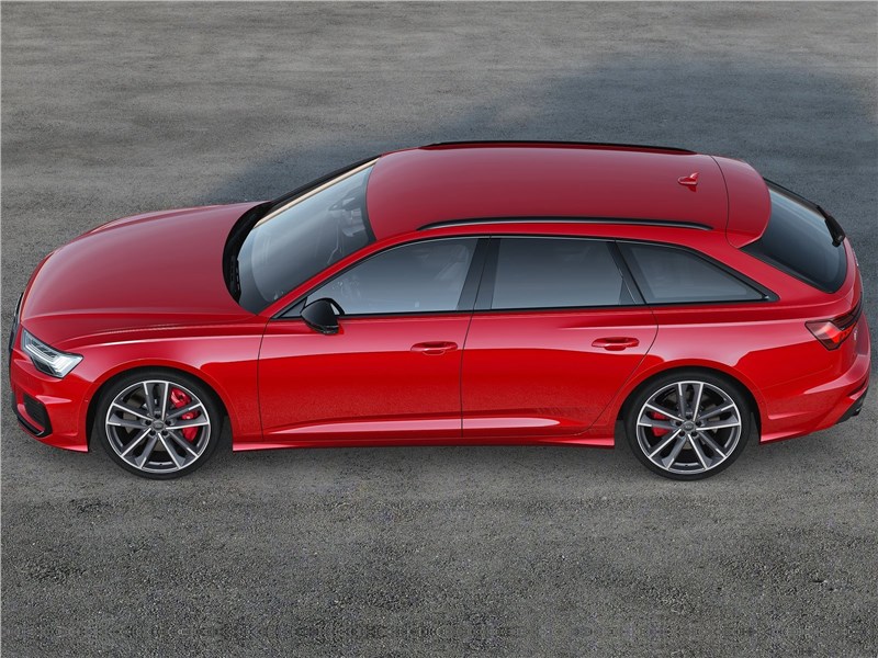 Audi S6 Avant TDI 2020 вид сверху