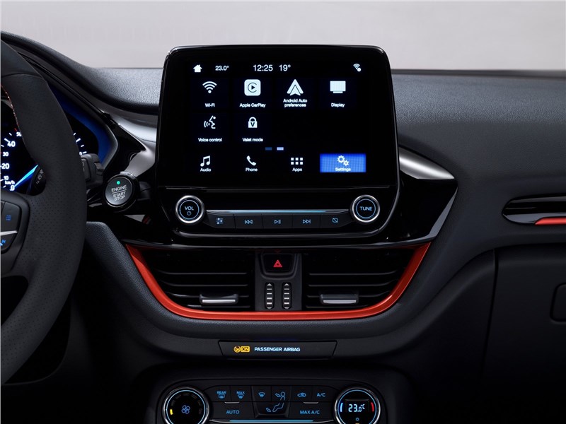 Ford Fiesta 2017 дисплей