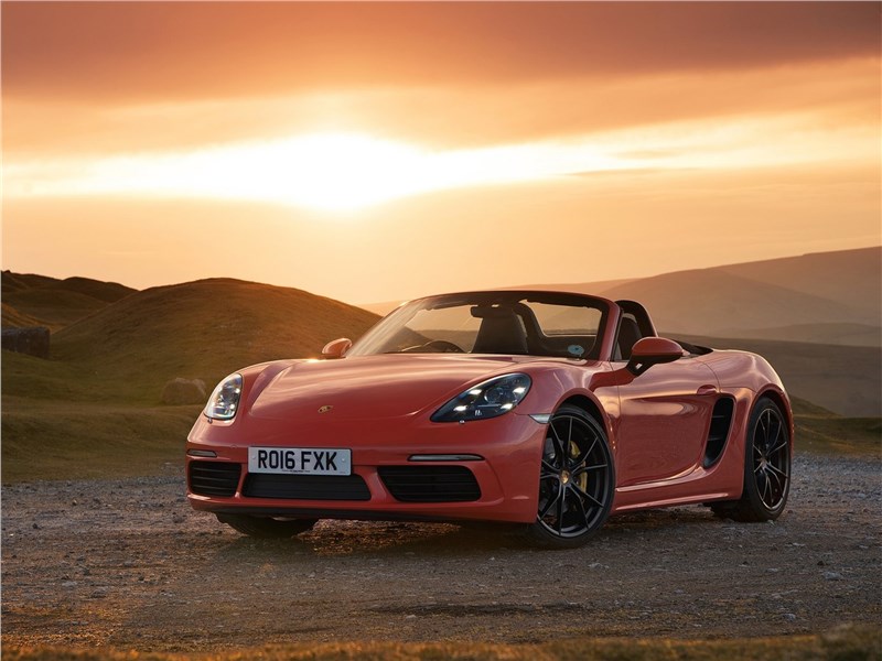 Porsche 718 Boxster 2017 вид спереди