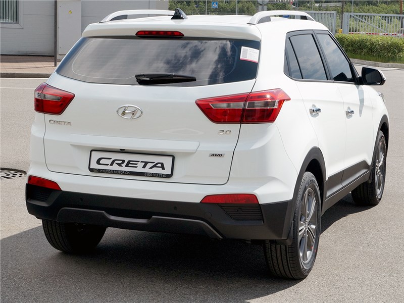 Hyundai Creta 2016 вид сзади