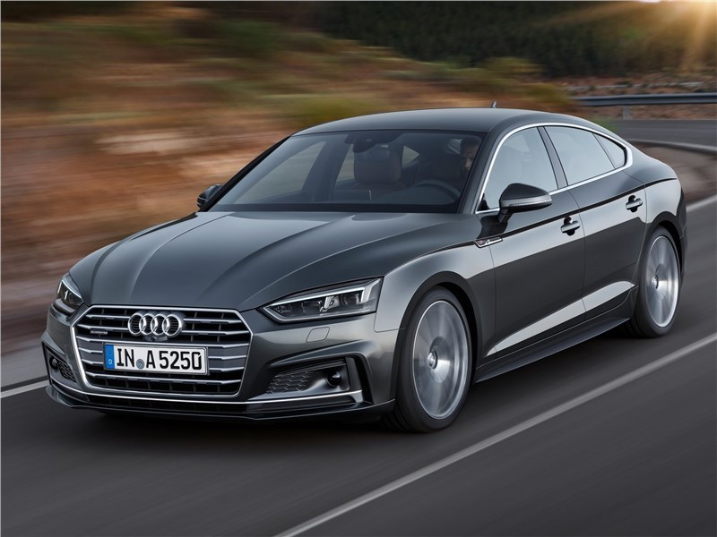 Audi A5 Sportback 2017 вид спереди