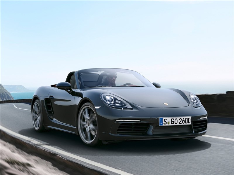 Porsche 718 Boxster 2017 вид спереди