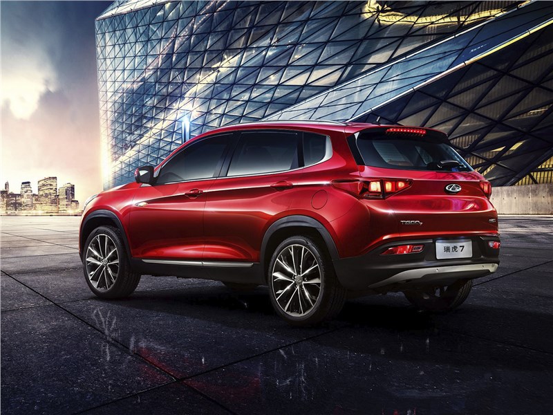 Chery Tiggo 7 2019 вид сзади