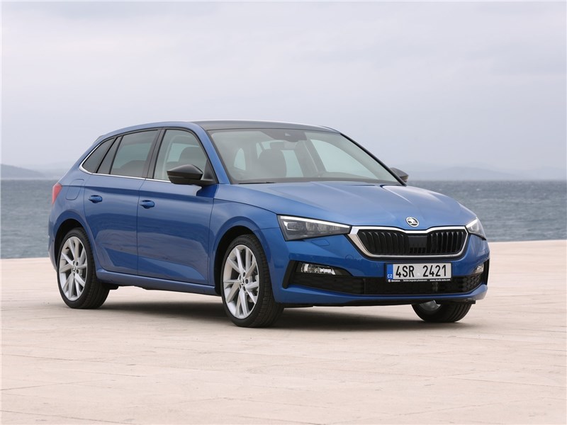 Skoda Scala 2019 вид спереди