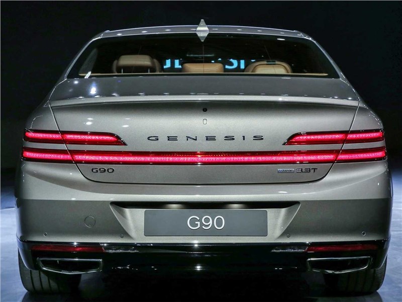 Hyundai Genesis G90 2019 вид сзади